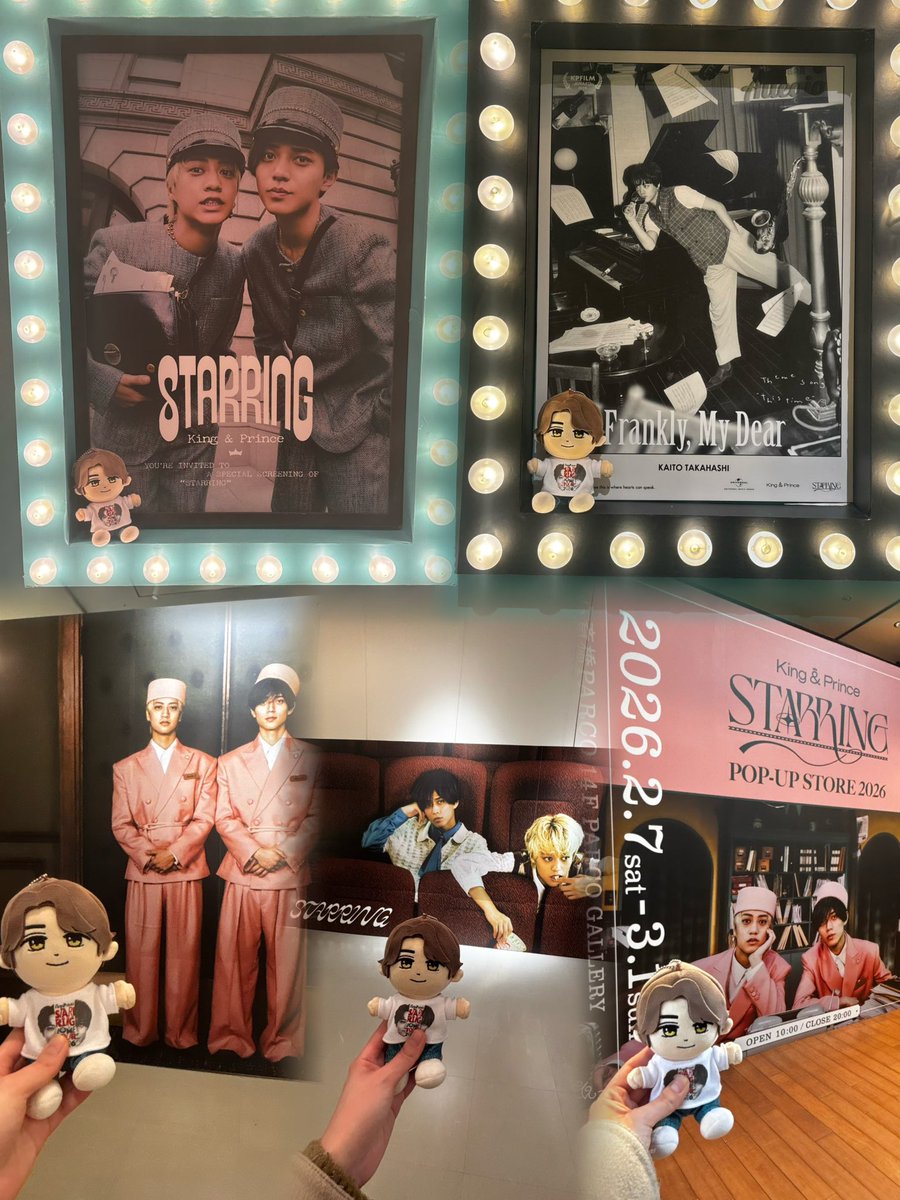 King & Prince STARRING POP-UP STORE 2026 in OSAKA 昨日行ってきた