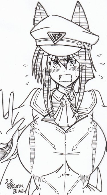 慌てるシュヴァルグランを描きました。 