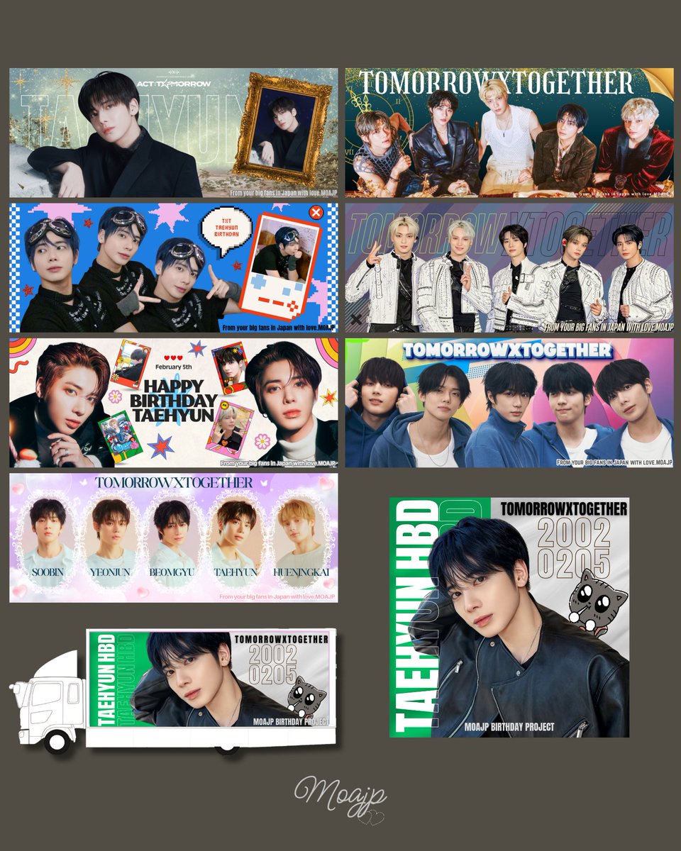 テヒョンセンイルトラック🚚側面デザインを制作させていただきました