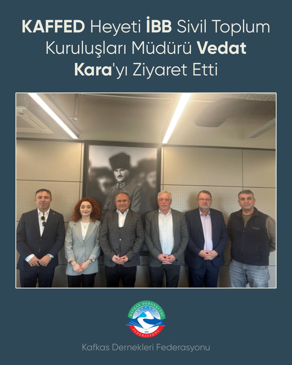 KAFFED Heyeti İBB Sivil Toplum Kuruluşları Müdürü Vedat Kara'yı Ziyaret Etti

İstanbul Büyükşehir Belediyesi (İBB) Sivil Toplum Kuruluşları Müdürü Vedat Kara, 6 Şubat Cuma günü Kafkas Dernekleri Federasyonu (KAFFED) heyetini makamında ağırladı. Gerçekleşen görüşmede, taraflar