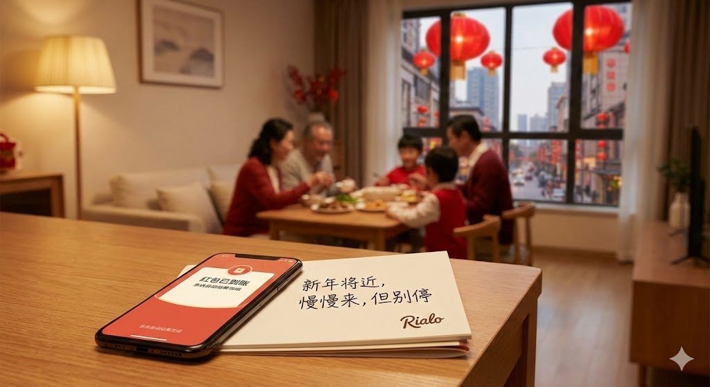 马上要过年啦，突然很喜欢那种“不用一直盯着，也很放心的事”。 

红包会到账，账会结算，有些约定好的流程，哪怕大家都在过年，它也会按规则继续往前走。 

你不需要反复确认，不需要半夜盯群，事情该发生的时候就会发生。