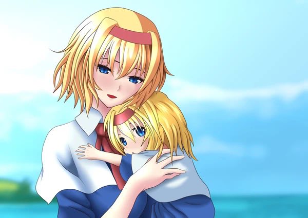 #女の子二人のイラストを貼る 