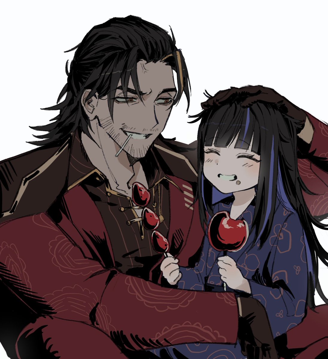 내가 챤님에게
삼촌조카 커미션을 뜯어냈어요
까까사주는 삼촌을 봐달라