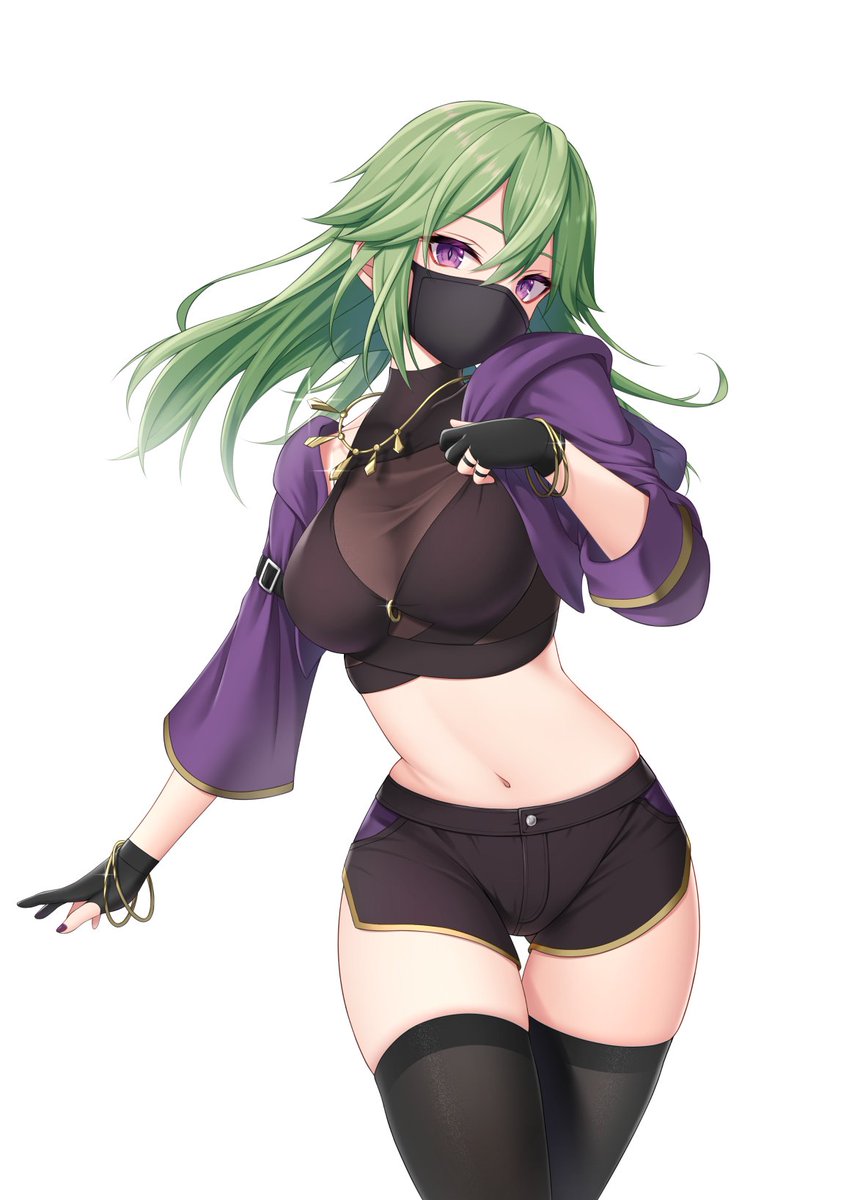 現代アレンジ忍ちゃん #ニーハイの日 