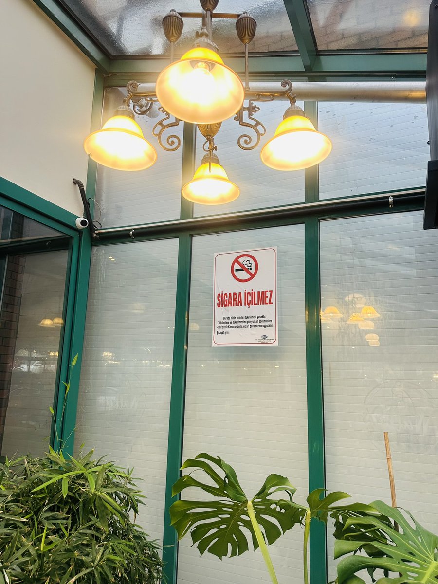 drdaisyy's tweet photo. Ankara’da artık bu tebalalarınnbulunduğu tüm kapalı alanlar DUMAN ALTI!
Görevliye sordum “Ceza yok mu?”
Dedi ki: “Sigara yasağını uyguladığımızda mekan bomboş; zararımız, yediğimiz cezayı geçiyor”
Telefonla arayıp sorsanız yeter, çoğu mekan “sigarasız alanımız yok” diyor aleni

Rezalet!
Mecbur muyuz bu dumanı solumaya ?