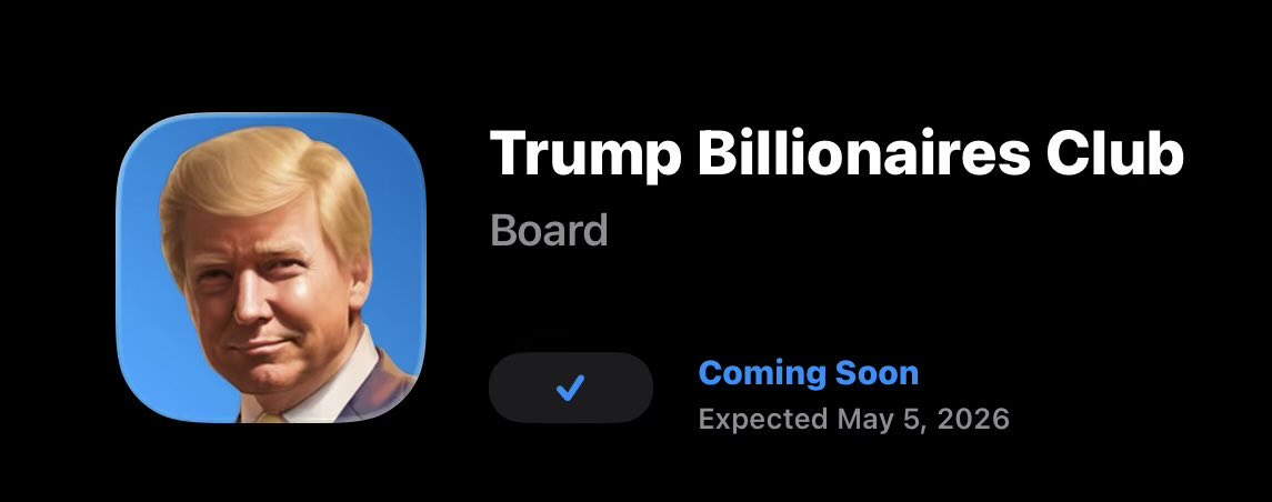 As many of you have probably already found out, they moved the launch of the $Trump Billionaires Club game to May 5th. This aligns with what I’ve been saying for about  a year. The bull run won’t start until Powell is gone in May of 2026. Be patient, we’re definitely getting
