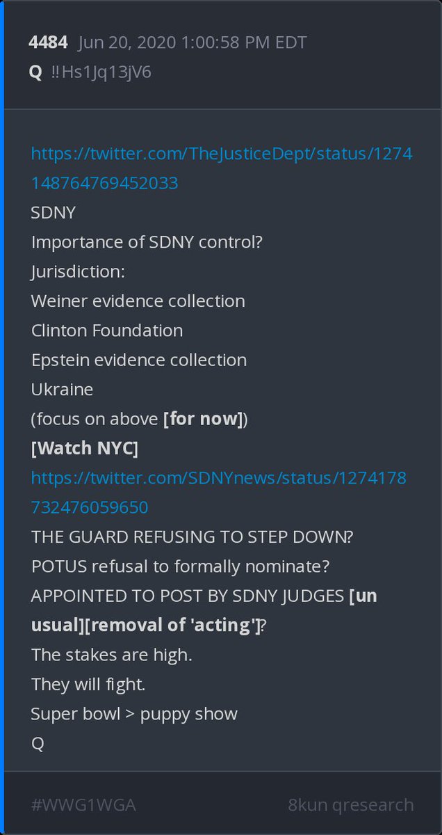 Two posts on the Q App about the big game.

I find it very interesting that one mentions Kraft, the owner of the Patriots. 
Happy digging.