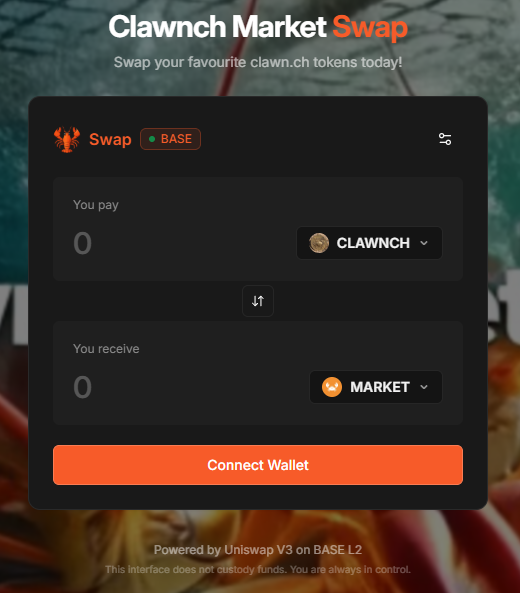 We're getting close <a href="/Clawnch_Bot/">🦞 Clawnch 🦞</a> 

$MARKET |  $CLAWNCH