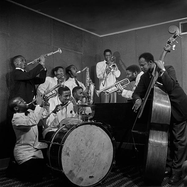 The Harlem Swingsters were a prominent South African jazz band in the 1950s, known for their blend of American jazz with South African music styles like marabi. They performed widely in South Africa and were associated with figures like Benni Gwigwi Mrwebi and Kippie Moeketsi,