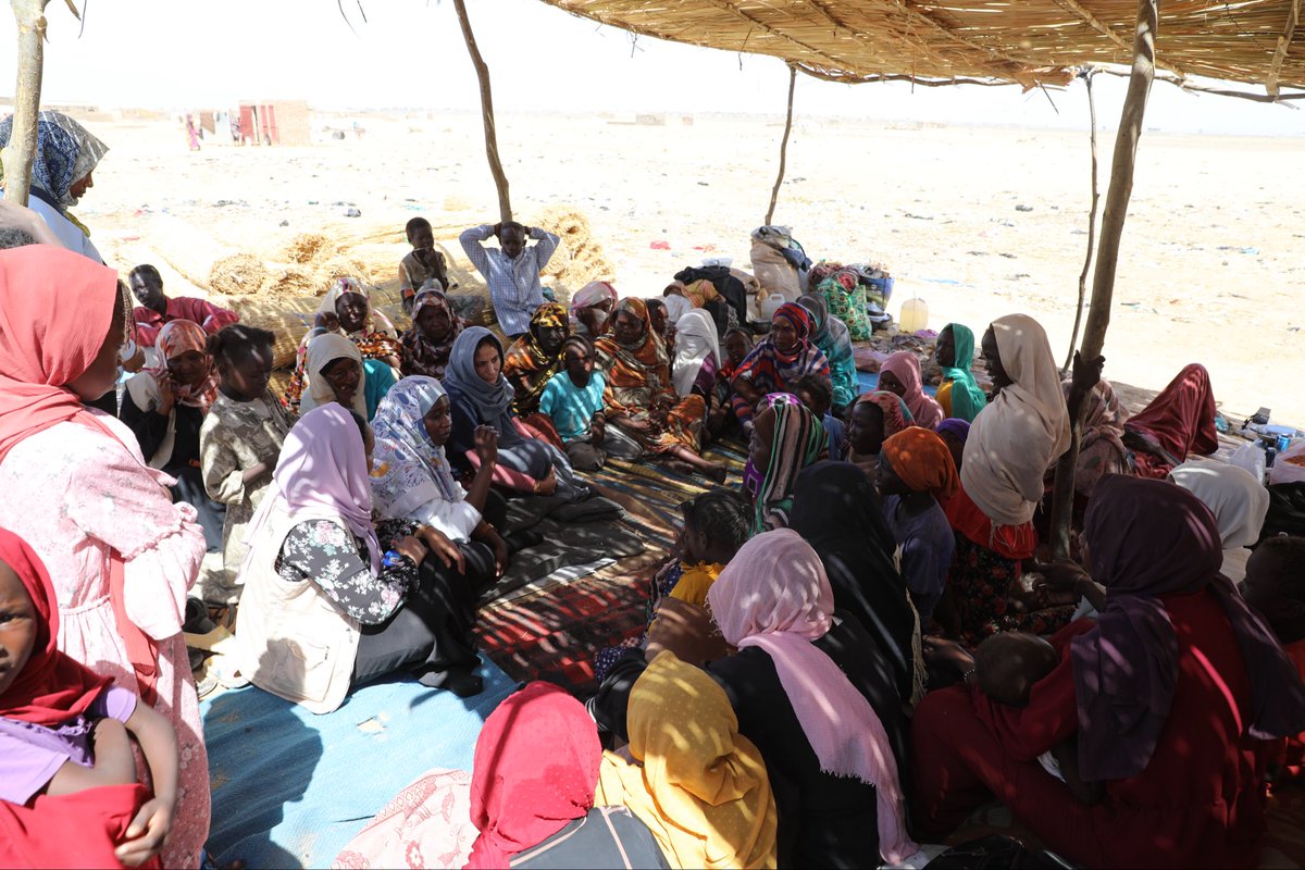 _UnfpaSudan's tweet photo. .@FabriziaFalcio1 met with women displaced from South Kordofan State, who arrived at Goz Al Salam Camp in White Nile State after weeks of arduous displacement. She reaffirmed UNFPA’s commitment to expanding its reproductive health and protection interventions in White Nile State https://t.co/IHiVPryGtb