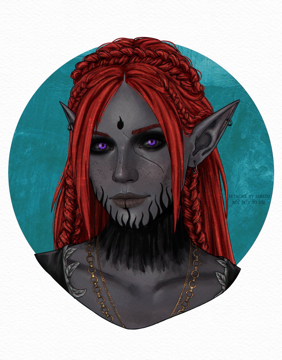 For <a href="/Hawkaaa_/">биполяр в очках🥃</a>  🖤

#bg3 #BaldursGate3 #bg3art #digitalart