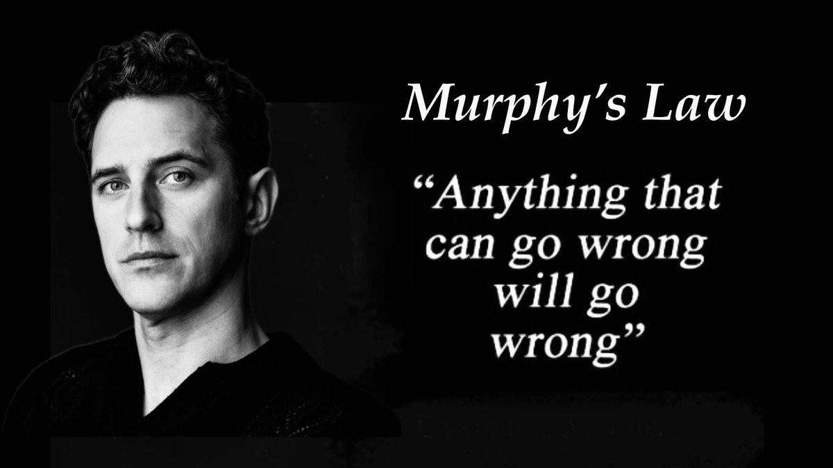 GingerBriq's tweet image. Thanks to permanently @kapante12 for her original post which has proven to be so accurate. 😕
#MurphysLaw