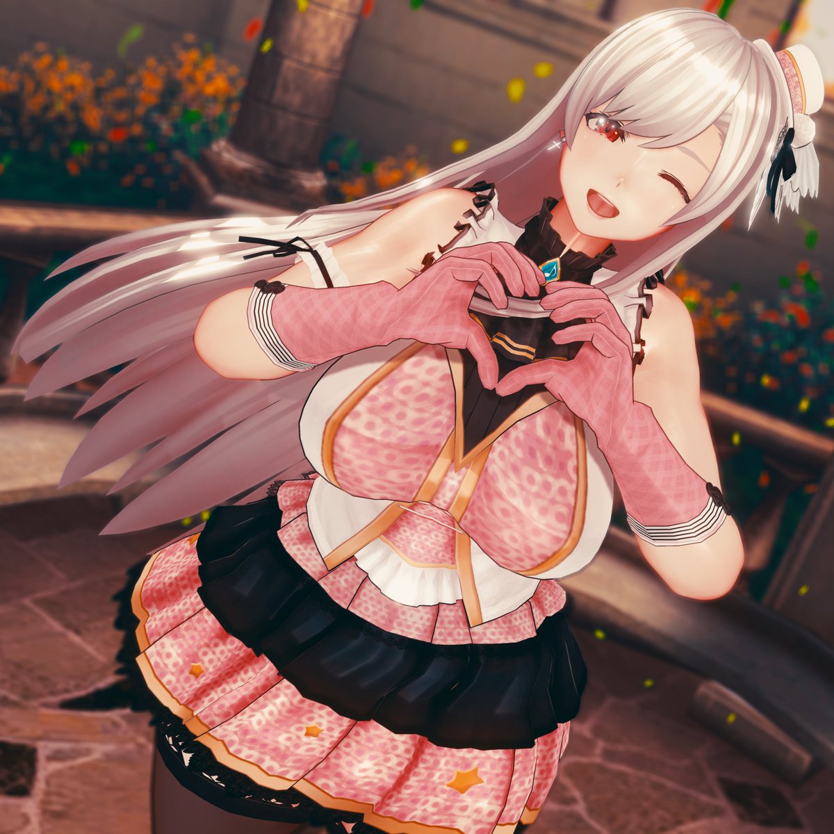 #cm3d版深夜の真剣エディット60分一本勝負   

お題は｢指ハート ウインク」

#COM3D2 #カスタムオーダーメイド3D2
