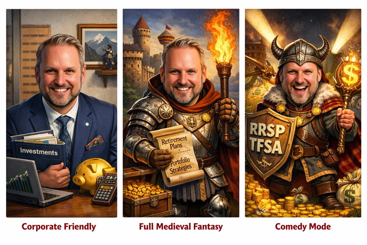 jamesbilcoxSLF's tweet photo. Sir James of Searchlight, Defender of Retirement, Protector of Portfolios at your service, my liege… https://t.co/cywhJm7V2Y