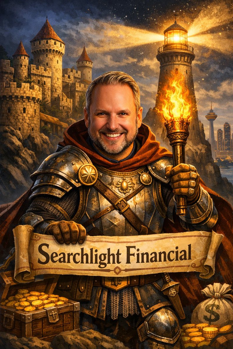 jamesbilcoxSLF's tweet photo. Sir James of Searchlight, Defender of Retirement, Protector of Portfolios at your service, my liege… https://t.co/cywhJm7V2Y