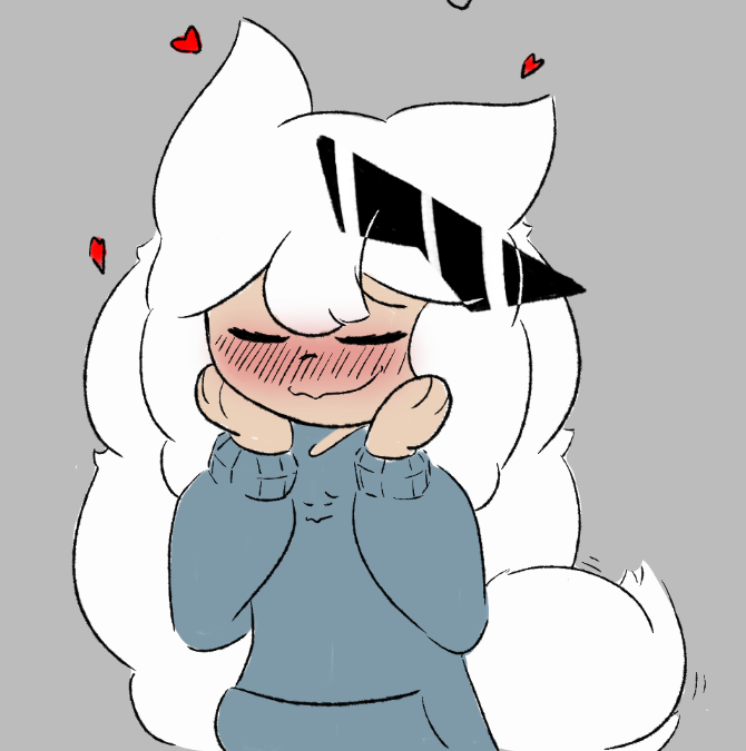 stupid gay kitty thinking about wife