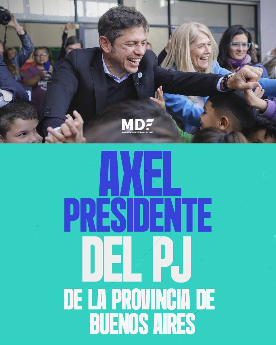 #AxelPresidente del PJ de la Provincia de Buenos Aires.