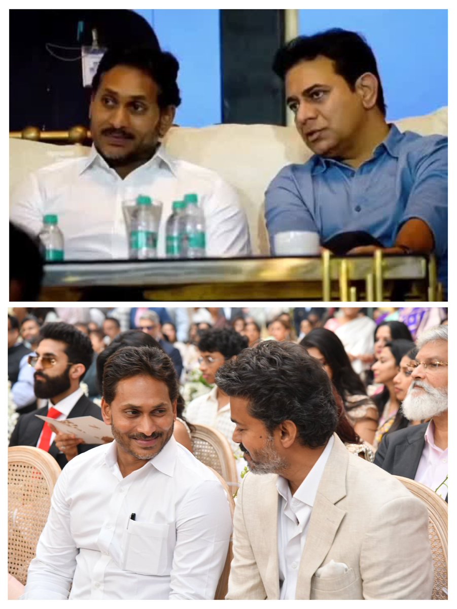 Venky_Talks's tweet photo. 2025– @ysjagan &amp; @KTRBRS ❤️❤️

2026–@ysjagan &amp; @actorvijay ❤️❤️ https://t.co/ja36KipIGj