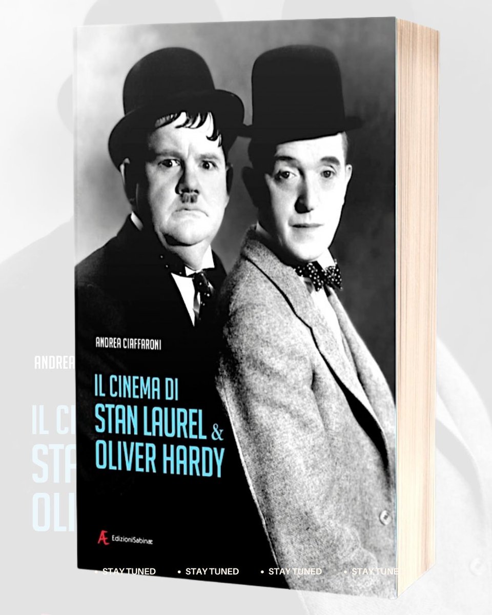 andreaciaffa's tweet photo. "Riservato agli interessati"

Via al conto alla rovescia: IL CINEMA DI STAN LAUREL &amp; OLIVER HARDY, EdizioniSabinae, uscirà il 3 marzo.
420 pp. + 18 pp. di fotografie
Prenotazioni: ordini@edizionisabinae.com
o clicca qui https://t.co/a6WGUQoNUC https://t.co/QixZjlWU5e
