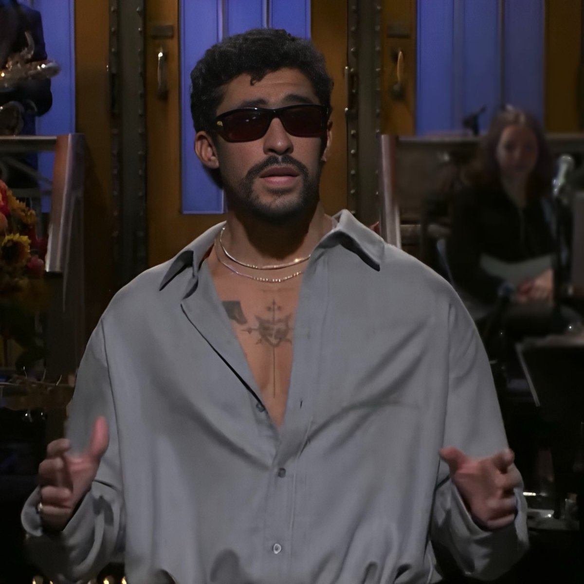 updatecharts's tweet image. ARQUIVO: Bad Bunny após falar sobre sua apresentação no #SuperBowl em ESPANHOL no SNL:

“Se você não entendeu o que eu acabei de dizer, tem 4 meses pra aprender.”