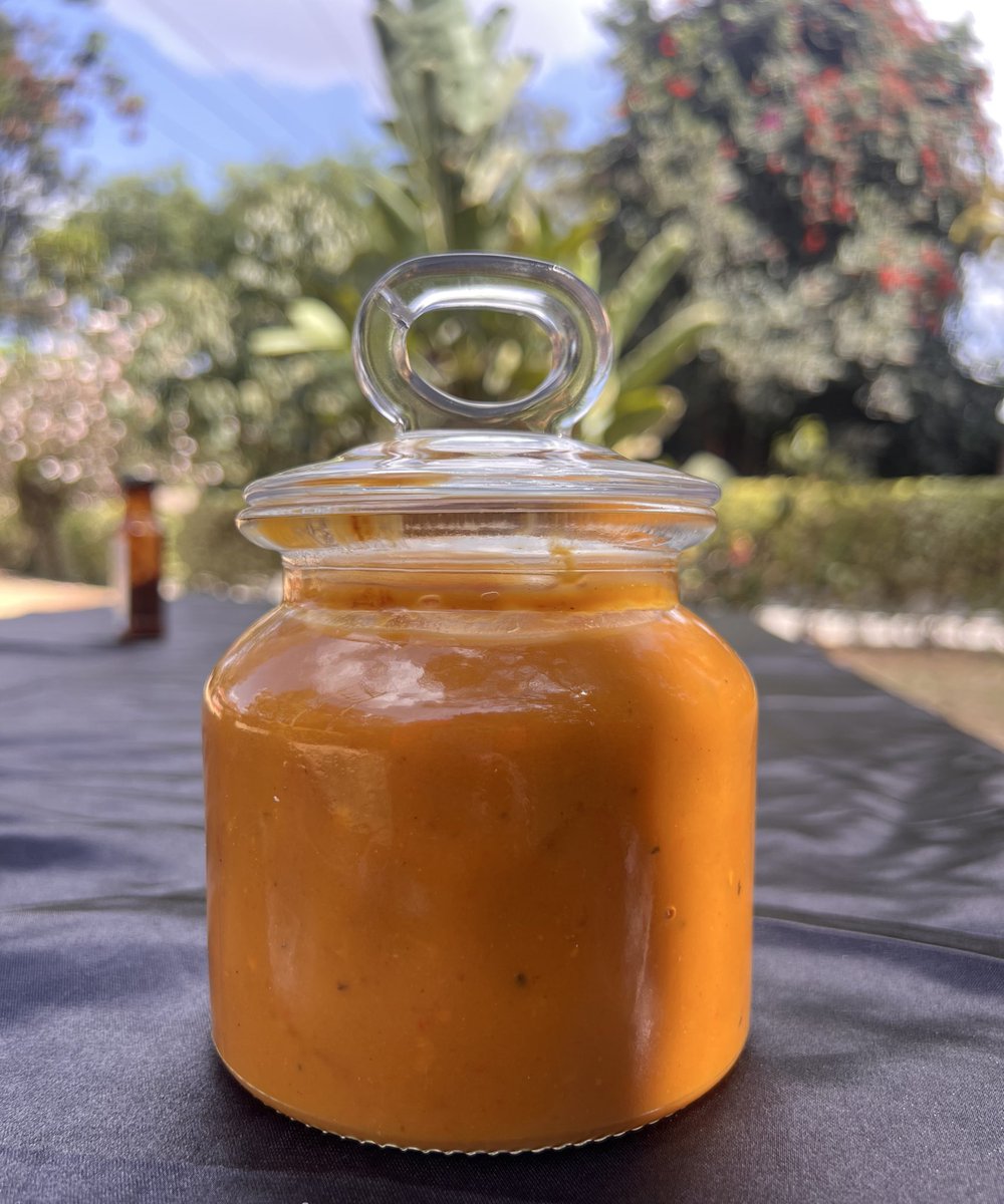 smusyoka's tweet image. First batch of mango habanero BBQ sauce of 2026, perfect basting and dipping sauce. Can also be used as a salad dressing.
