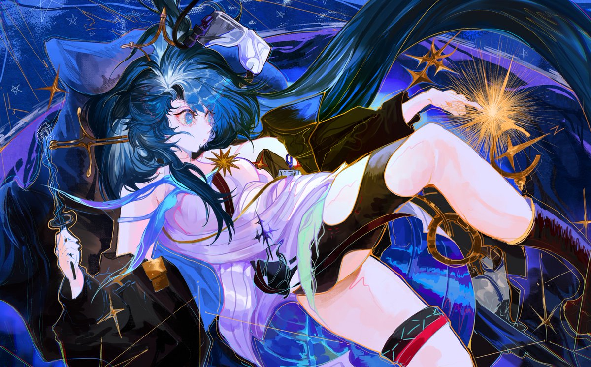 Astgenne the Lightchaser 💙
#Arknights #明日方舟 #アークナイツ #명일방주