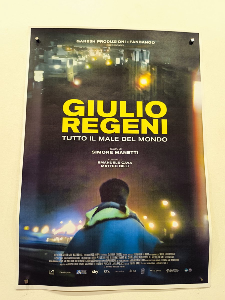 Ho visto al Beltrade questo documentario su Giulio Regeni: un colpo al cuore, desolante una tristezza infinita. 
Sono uscito dal cinema sgomento. 
Verità per Giulio.
Ve lo consiglio.#GiulioRegeni