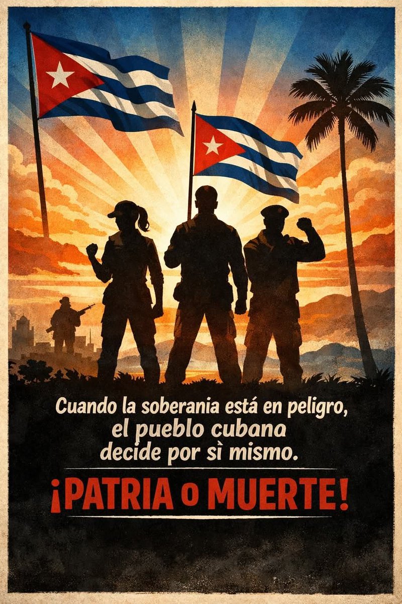 Aquí somos de Patria o Muerte.