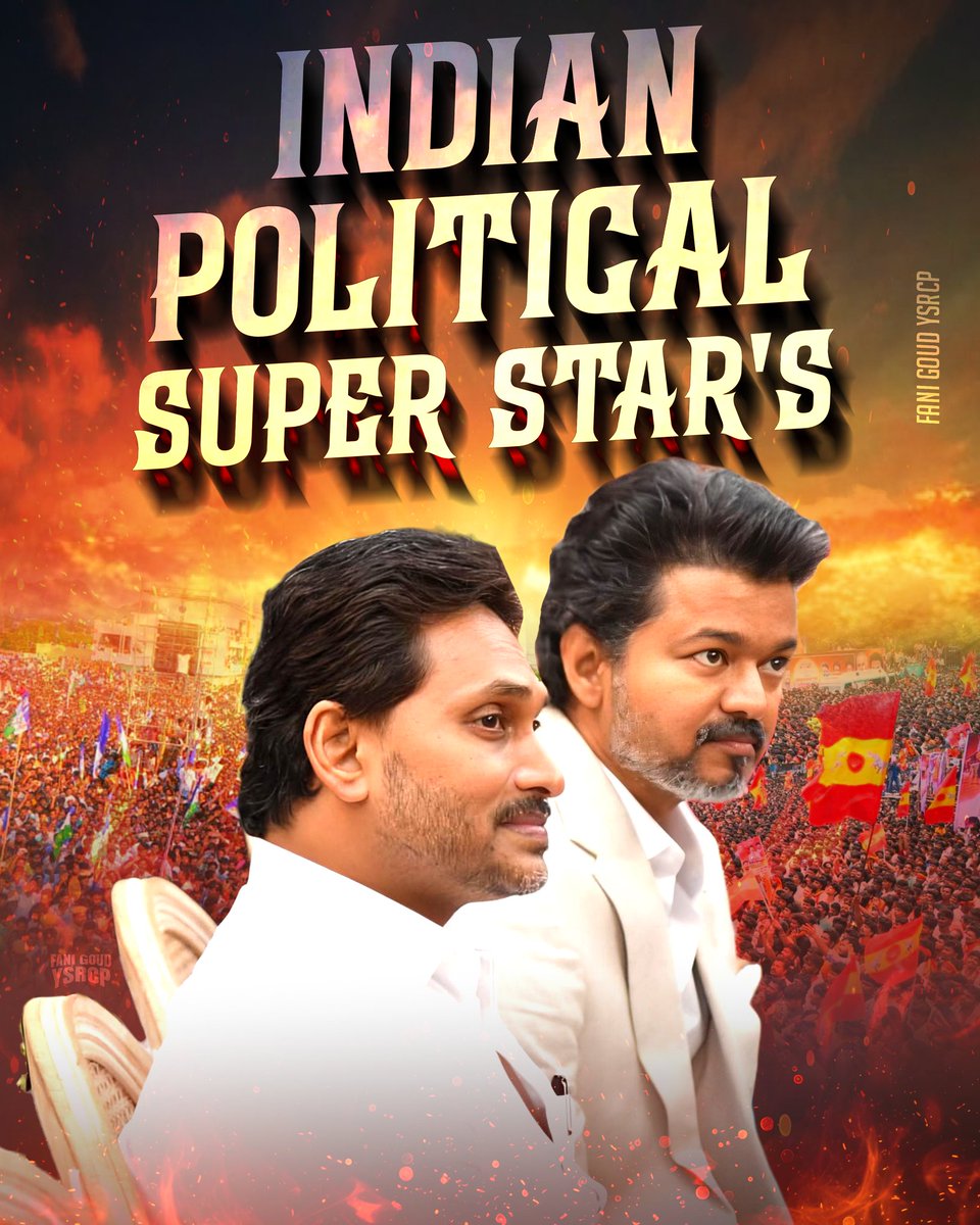 Venky_Talks's tweet photo. Indian Political Super Star's!🔥🔥
@ysjagan @TVKVijayHQ 💥
#YSJagan #ThalapathyVijay https://t.co/kDI7Aqnmk6