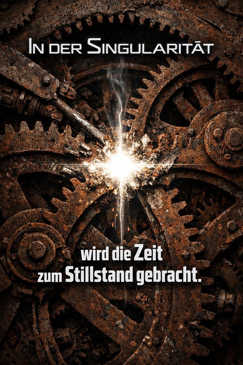 MiloEwigeErde's tweet photo. Die Uhr tickt nur innerhalb des Programms. Am Ereignishorizont endet der Loop, und die ewige Gegenwart übernimmt die Kontrolle. Zeit ist ein "Fehler"code, der hier gelöscht wird. 🛑
„In der Singularität wird die Zeit zum Stillstand gebracht.“
#Singularität #Nullpunkt https://t.co/cm2LpR6xXt