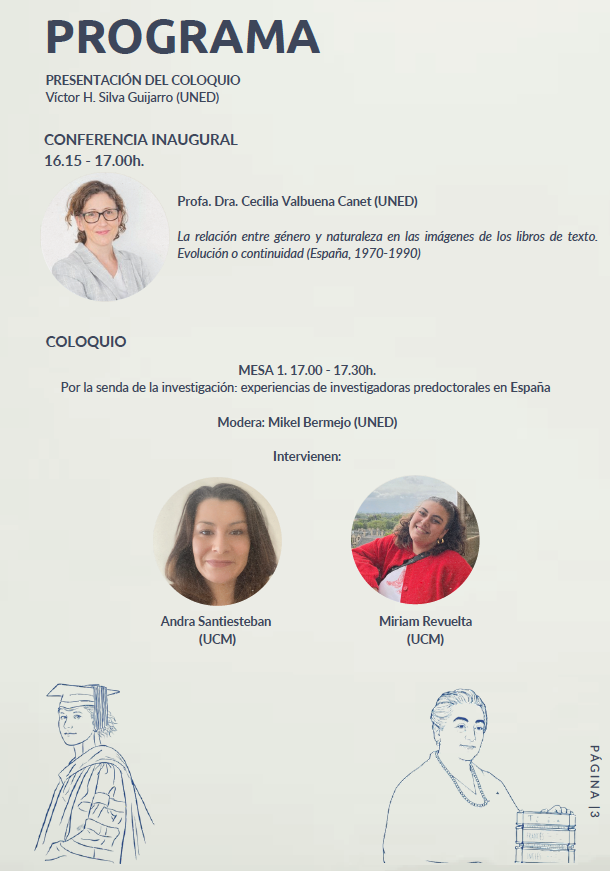 SEDHE_es's tweet photo. En el marco del Día Internacional de la Mujer y la Niña en la Ciencia (11 de febrero) la @UNED organiza el coloquio “Por la senda de la investigación: experiencias de investigadoras predoctorales en formación” #histed #mujeres #ciencia #11defebrero @divulgaUNED https://t.co/7p1H0tgUC9