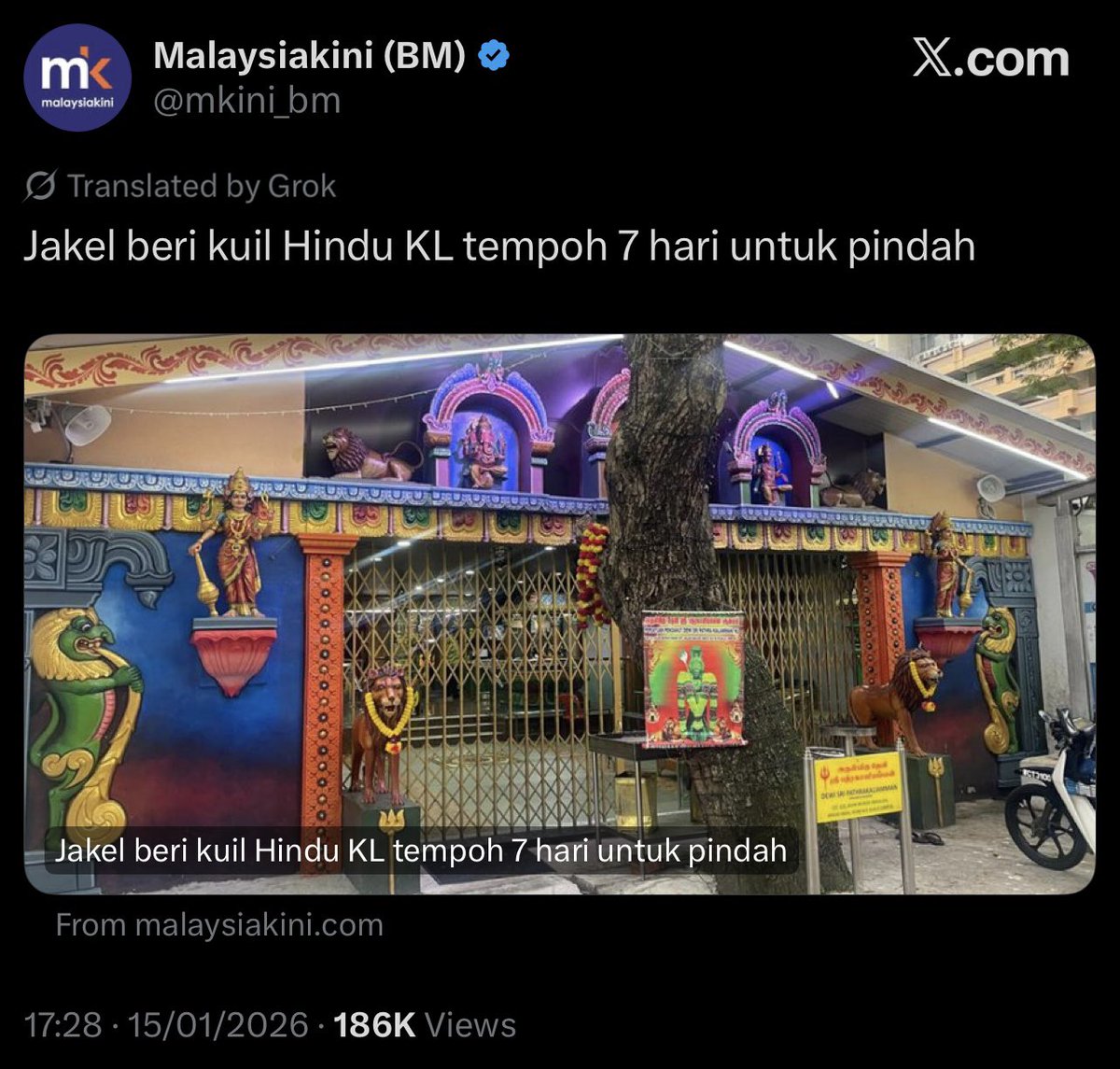 Kesian jakel. Dari tahun lepas tunggu. Masjid madani pun dah pecah tanah hm.