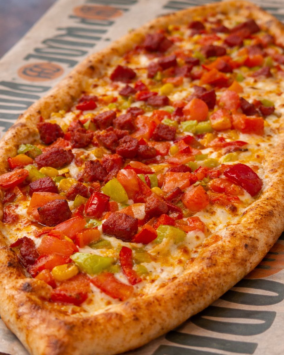 Fırından yeni çıkmış, Sucuklu Karışık pide keyfi 🔥🫓 Şimdi sipariş ver, sıcak sıcak kapına gelsin!