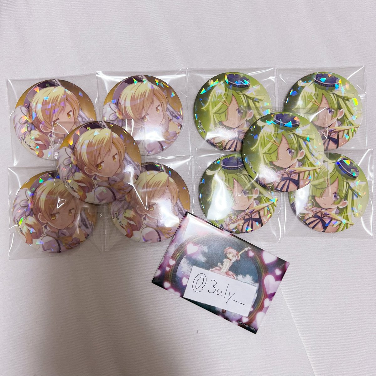 3uly__'s tweet photo. 【交換・譲渡・買取】
魔法少女まどか☆マギカ マギアレコード まどマギ マギレコ POPUPSHOP 缶バッジ

譲｜マミ、まばゆ or 定価＋送料

求｜まどか or 定価＋送料

検索でも気軽にお声がけください✨ https://t.co/Cq1FNv1lI3