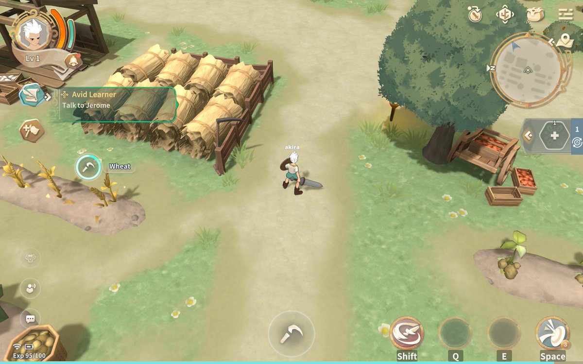 Check the mini map to see where your quest is heading.

The blue arrow guides you toward your next objective.