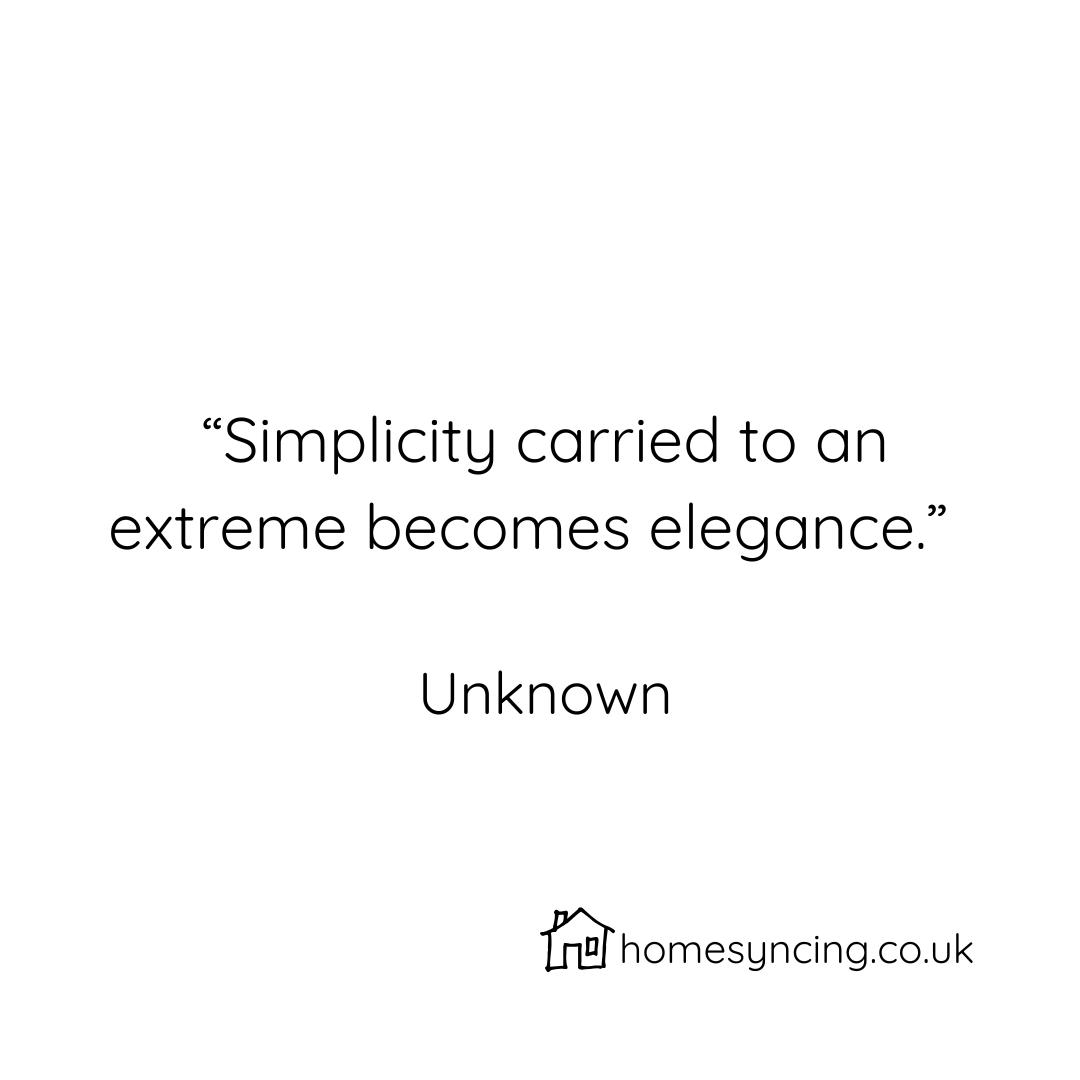 homesyncing's tweet image. Simplicity, carried to an extreme, becomes elegance.
— Unknown
homesyncing.co.uk

#SimpleLiving #ElegantDesign #LessButBetter #TimelessHomes #BritishDesign #UnderstatedLuxury #Homesyncing #houseandhome #homeandgarden #beautifulhome #colourfulhome #beautifulhomes