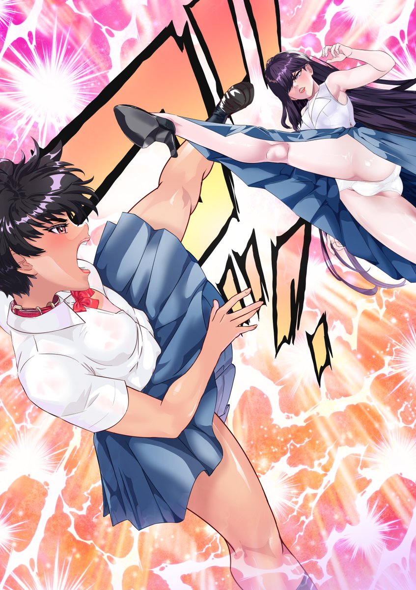 新作「日焼け番長あかね5❤VS冴子」予告開始❣❣
(ピクシブにH漫画とリンク置きました) 