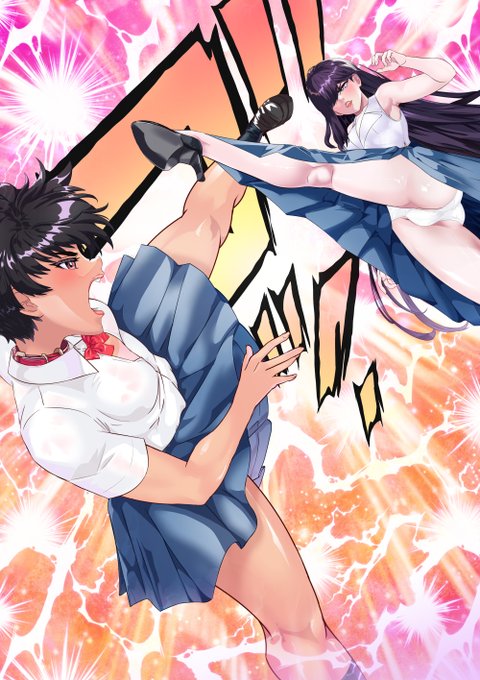 新作「日焼け番長あかね5❤VS冴子」予告開始❣❣
(ピクシブにH漫画とリンク置きました) 