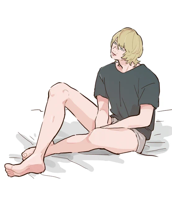 美形の白ブリが好きです
⚠️現パロバデバデ+オク
⚠️バデ～二さんが白ブリ～フを履いてます 