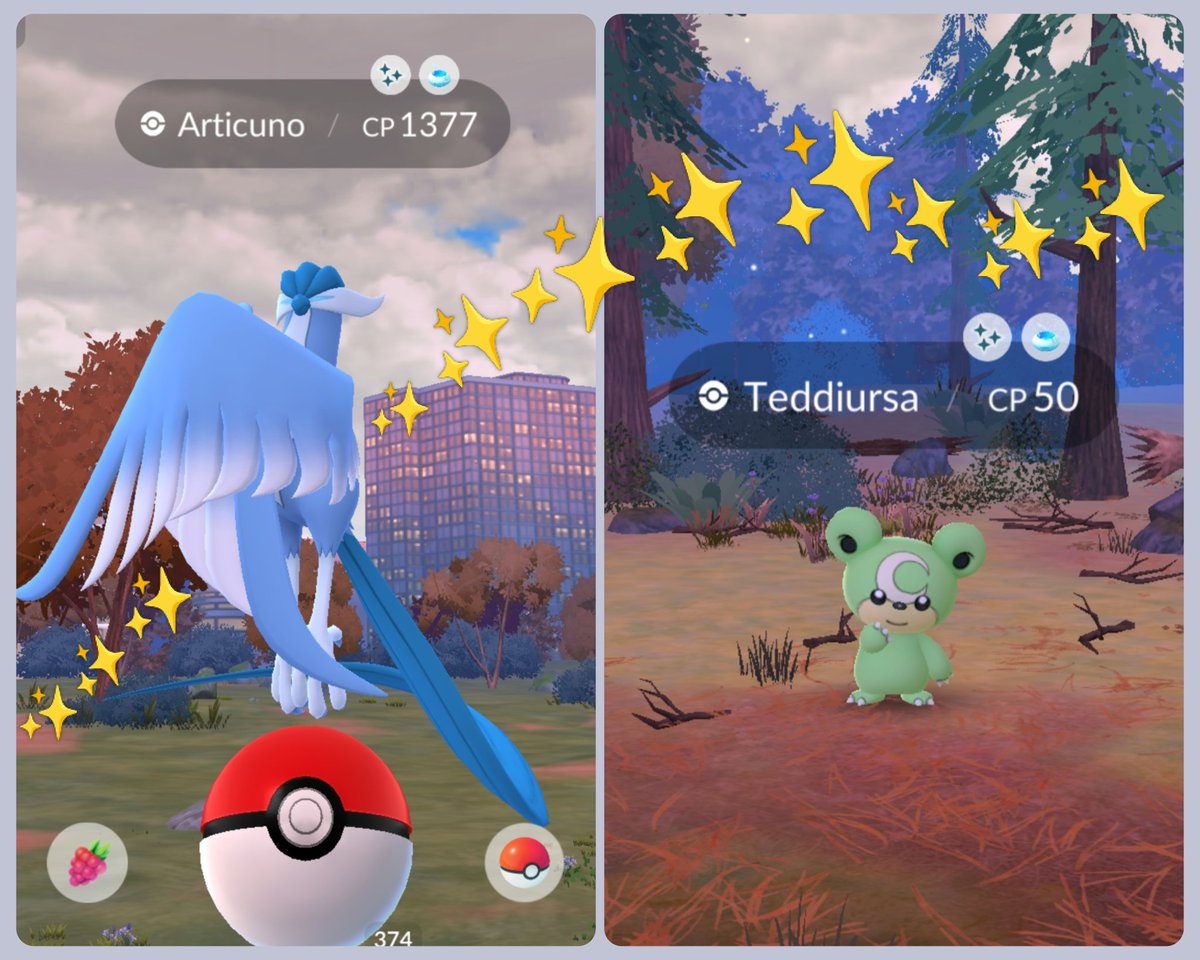 A nice morning walk under the cloudless sky ✨✨✨ Relaxing Sunday to everyone!  🌞❄️🌞❄️ #PokemonGO #ShinyPokemon