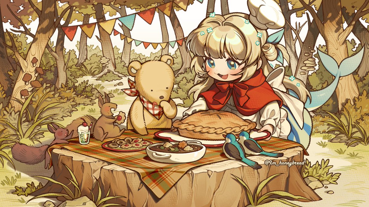 꿀빵 · 蜜パン tweet media