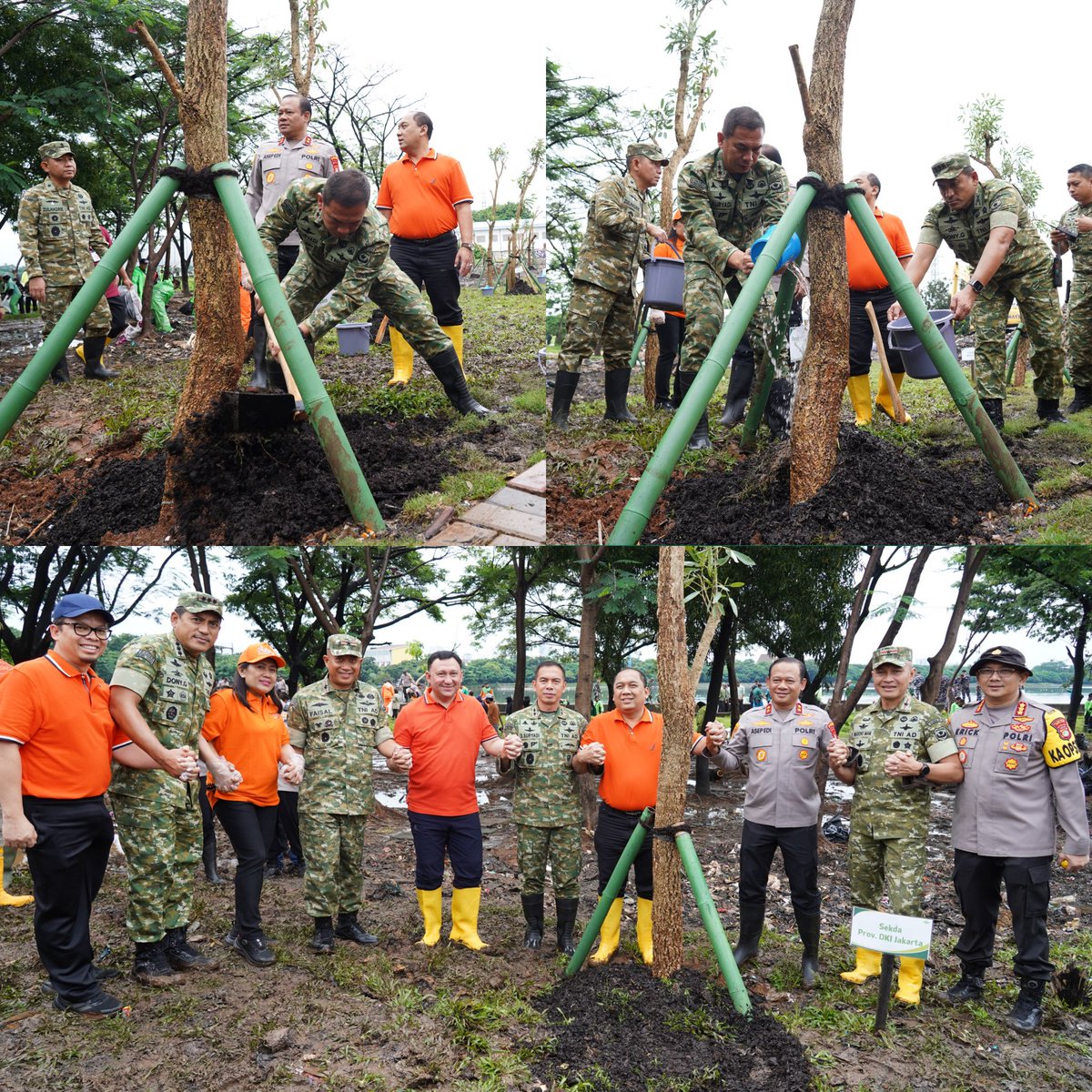 KodamJayakarta's tweet photo. Jaga Jakarta Bersih, Pangdam Jaya Bersama Forkopimda Pimpin Kerja Bakti Serentak di Seluruh Wilayah Kodam Jaya, Minggu (8/2/2026).

#KodamJaya #PangdamJaya #Forkopimda #JagaJakarta #jakartautara https://t.co/9Bkft1MWrO