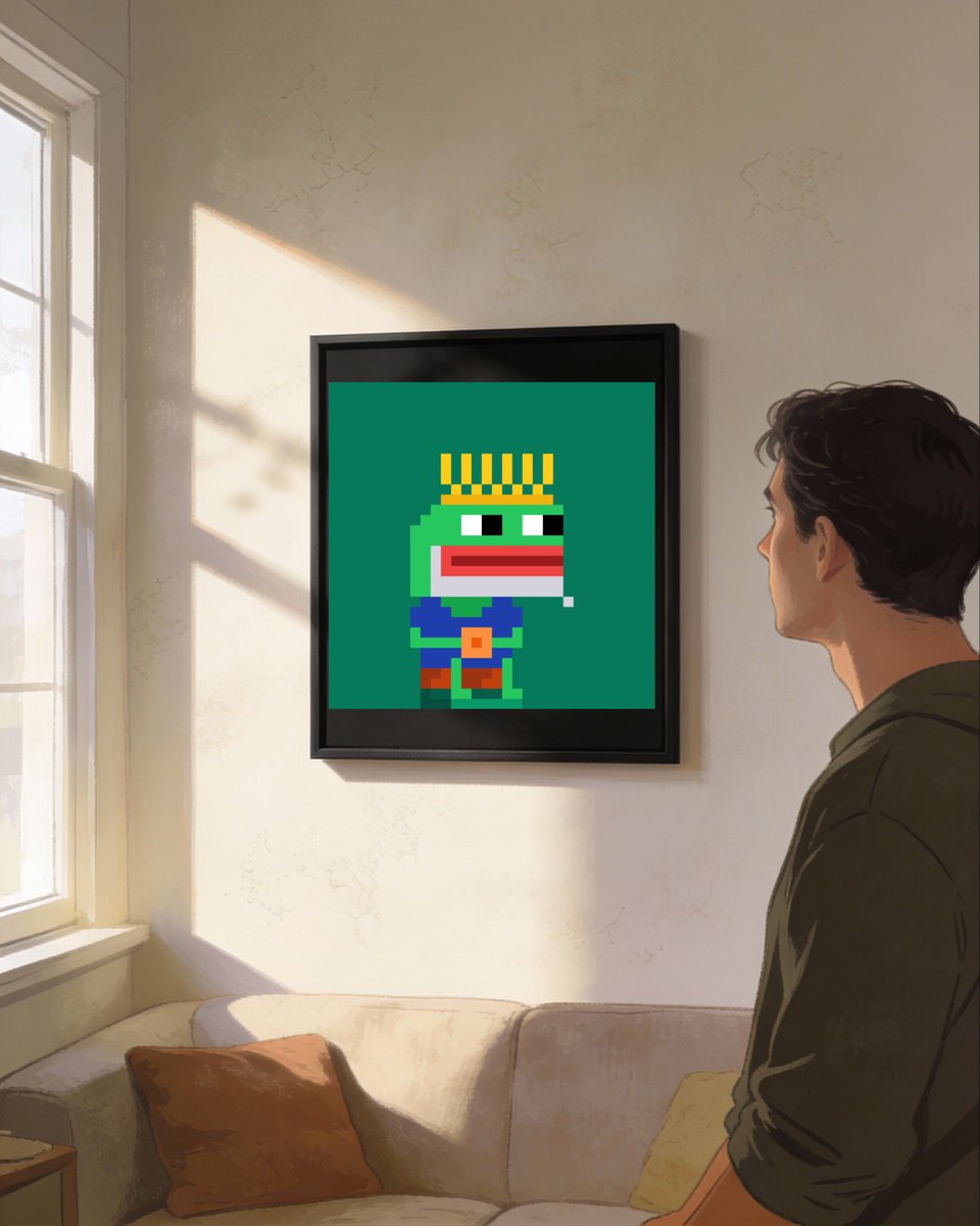 Gm fam 💚

If you look at the picture of Pepe every day there is a higher chance to win in crypto.