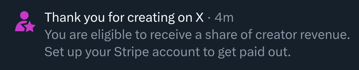 santoshstack's tweet image. 37 days ago I started posting on X

0 → 940+ followers

Now I’m eligible for revenue sharing

Thanks to everyone for the support