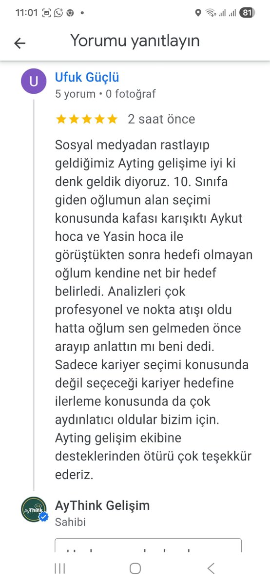 Veliler her zaman en kıymetlimiz. <a href="/AyThinkGelisim/">AyThink Gelişim</a>