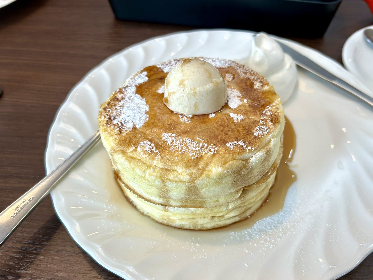 チャレンジ前に食べたダブルパンケーキ🥞

美味しかった😋