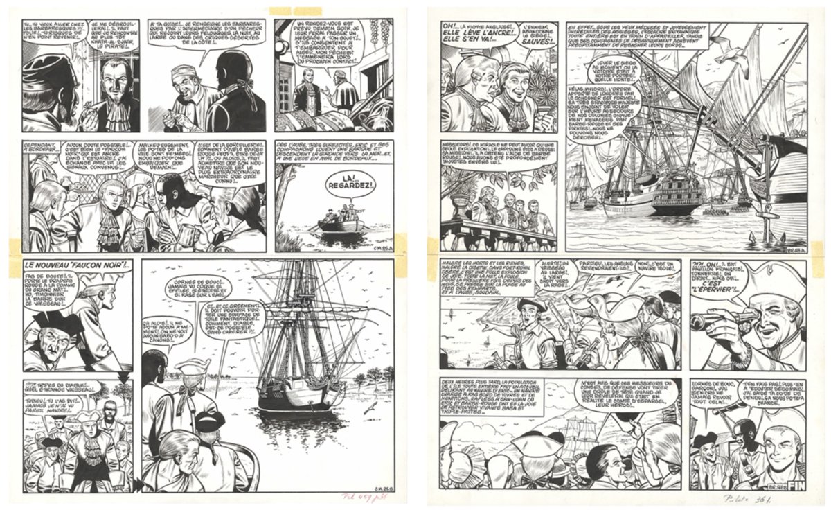 ActuaLitte's tweet image. Barbe-Rouge : 50 planches originales exposées pour la première fois à Paris.
 actualitte.com/article/129154…
Un trésor pour les amateurs de BD.
#BarbeRouge #Exposition #BD