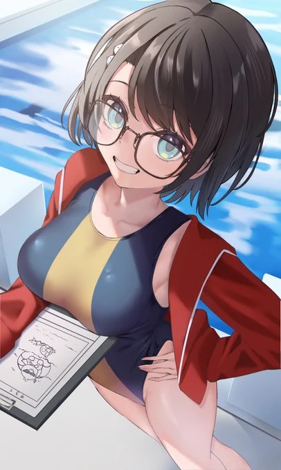 水泳部マネージャーのスバルちゃん #プロテインザスバル