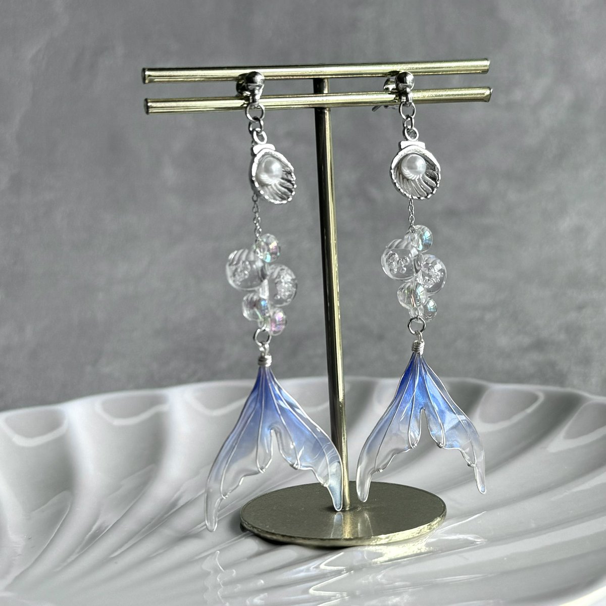 人魚の耳飾り すみません、こちらの作品をサイトに掲載し忘れてました💦一点のみです