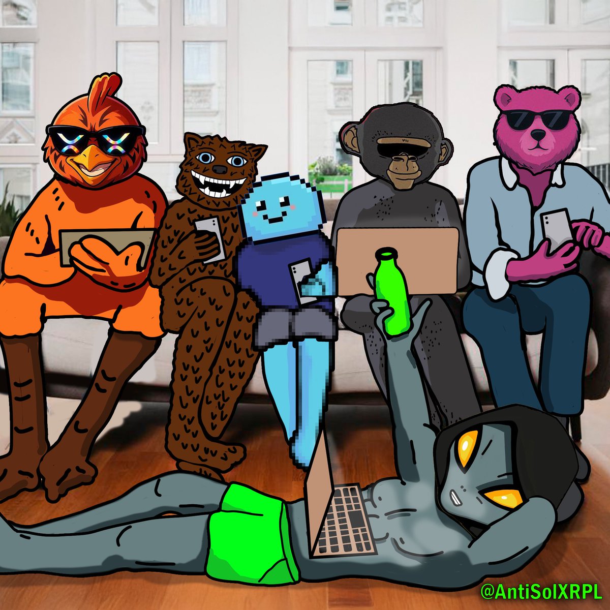AntiSolXrpl's tweet photo. @LaughNow_XRP Let’s get it👽 https://t.co/MkHYGapBjg